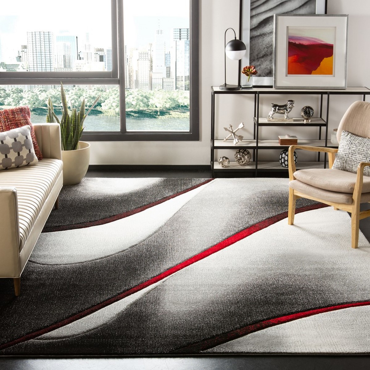 Rug HLW712K Hollywood Area Rugs by Safavieh