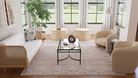 Rug LRL1563B - Bedroom, Dining Room, Lauren Ralph Lauren, Living