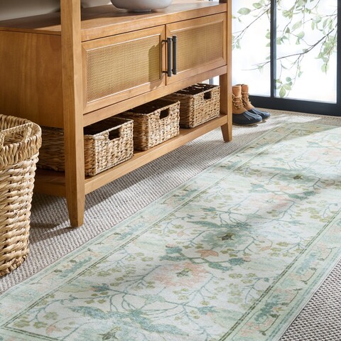 Rug MSRW181B MARTHA STEWART WASHABLE - Martha Stewart Area Rugs by