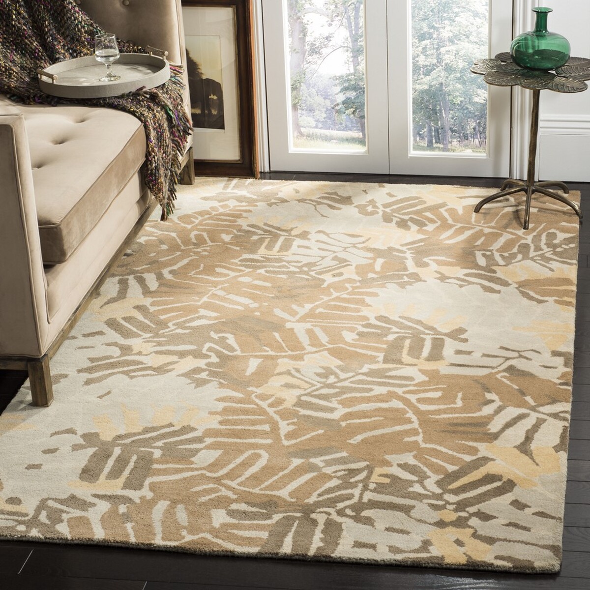 Rug MSR4548A Palm Leaf Martha Stewart Area Rugs by Safavieh