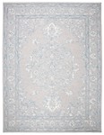 SAFAVIEH Micro-Loop Collection Runner Rug - 2'3 x 7', Ivory & Beige, Handmade Shabby Chic Medallion Wool, Ideal for High Traffic Areas in Living Room, Bedroom (MLP503B