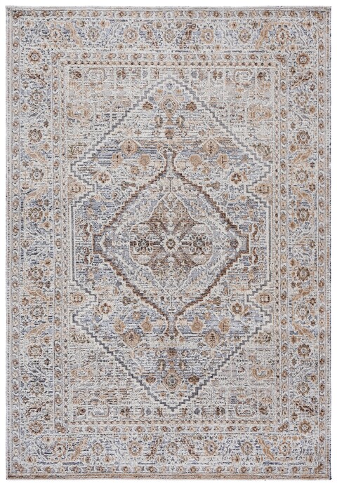 SAFAVIEH Natural Fiber Round Collection 8' Round Natural NFB253A Handmade Boho Country Charm Jute Area Rug