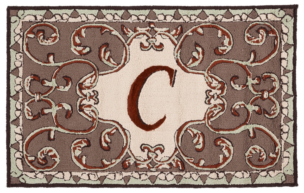 Rug MON214C Monogram Area Rugs by Safavieh