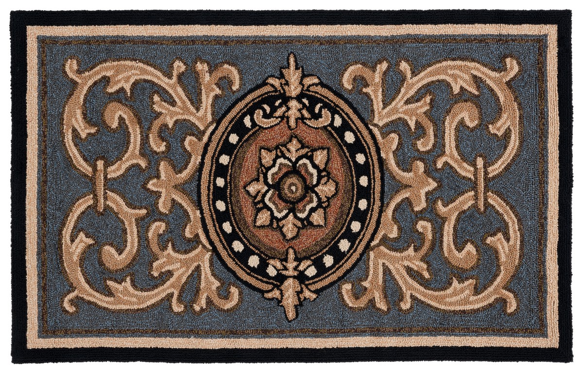 Rug MON250B Monogram Area Rugs by Safavieh