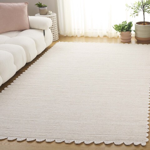 ラグ cotton mini rug 16dot cream Amazon.com: Bedding Craft Jute Cotton Matty Area Rug for Living