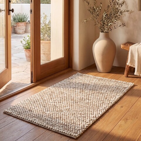 Rug NAT182W - Bedroom, Dining Room, Home Office, Living Room