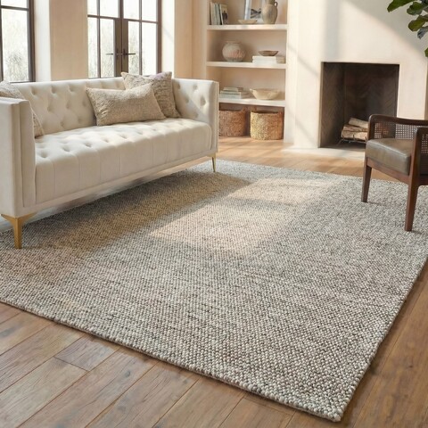 Rug NAT182W - Bedroom, Dining Room, Home Office, Living Room