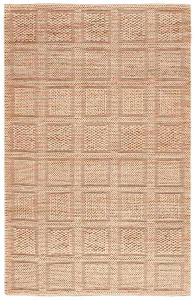 Natural Inset Rug Light Rug NFB775A - Natural Fiber Area Rugs by Safavieh