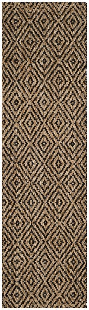 Black 2'3 x 20' Safavieh Natural Fiber Collection NF181C Handmade Premium Jute Runner Black 2'3 x 20' Safavieh Natural Fiber Collection NF181C Handmade Premium Jute Runner