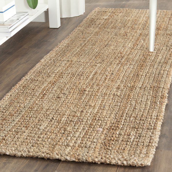 Safavieh Natural Fiber Collection NF747A Handmade Farmhouse Premium Jute Area Rug 9' x 12' Natural Safavieh Natural Fiber Collection NF747A Handmade Farmhouse Premium Jute Area Rug 9' x 12' Natural