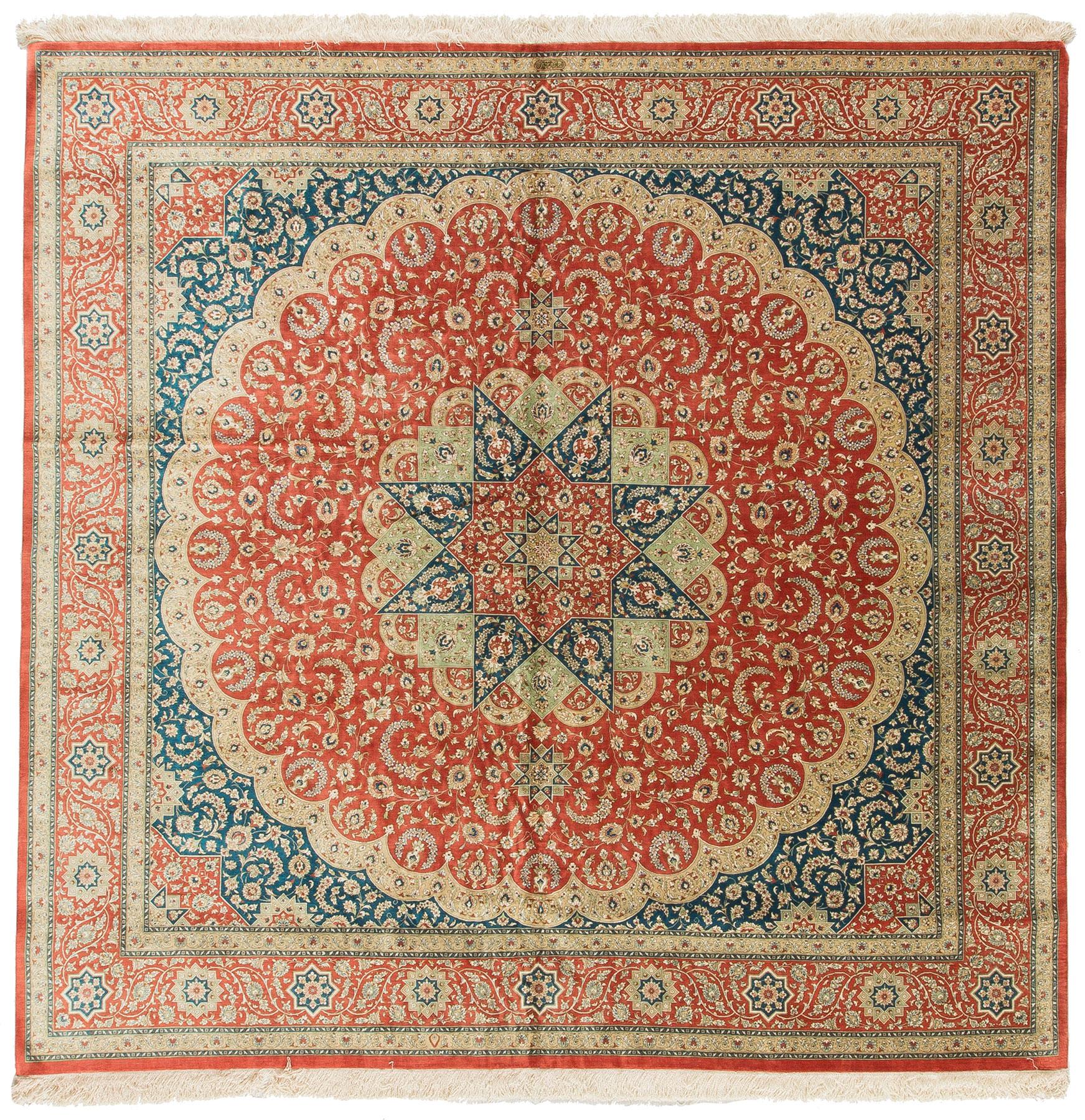 Rug PF166417 Persian Qum Persian Classics Area Rugs by Safavieh