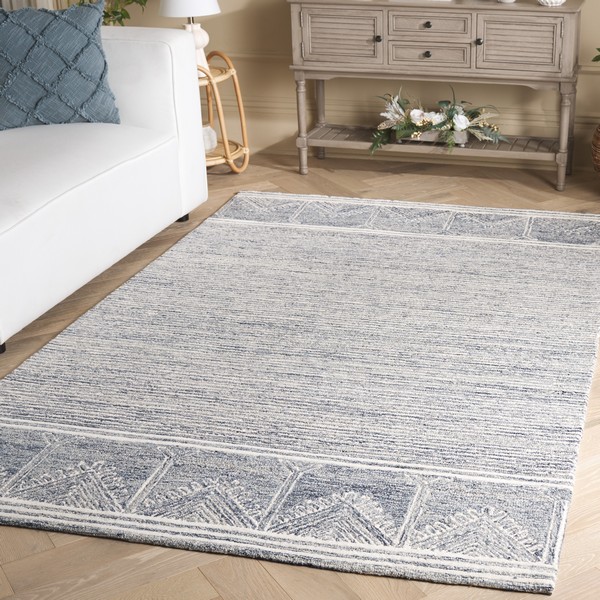 Pines Collection Ripple Rug Wool Rugs | Pine Rug Collection - Safavieh.com