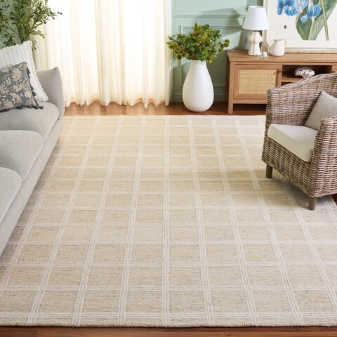 Pines Collection Ripple Rug Rug PNE103W - Pine Area Rugs by Safavieh