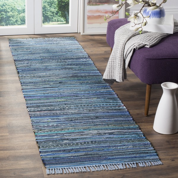 Rug RAR127B Rag Rug Area Rugs by Safavieh