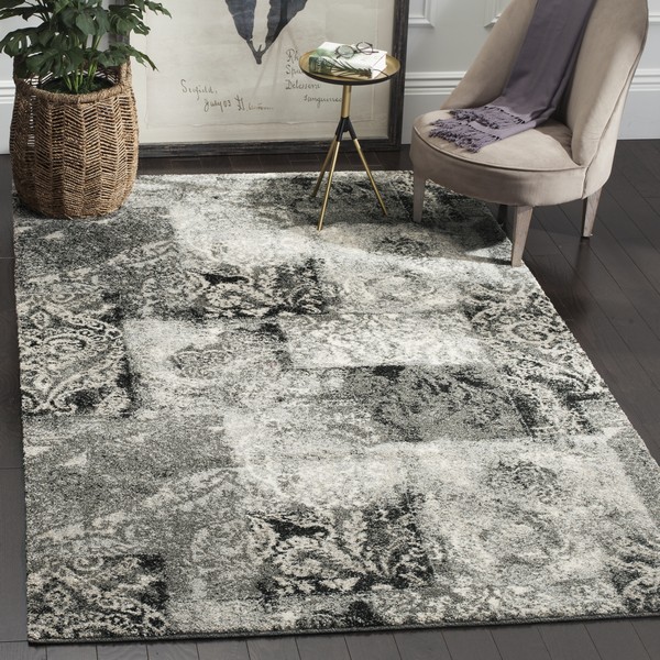 Retro Rugs | Grey '60's-Inspired Retro Rug - Safavieh.com