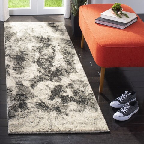 Grey & White Retro Rug | Retro Rugs - Safavieh.com