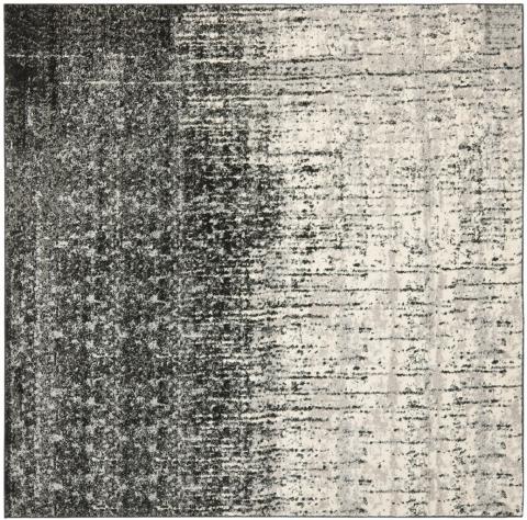 Retro Rugs | Grey & Black '60's Styled Area Rug - Safavieh