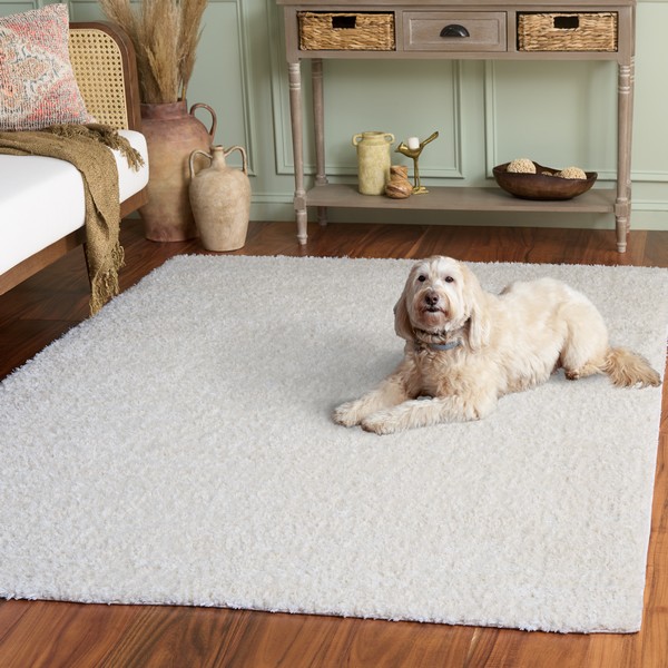 Rug EVR804A - Everett Shag Area Rugs by Safavieh