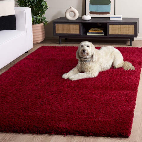 Plush Red Shag Rug | California Shags - Safavieh
