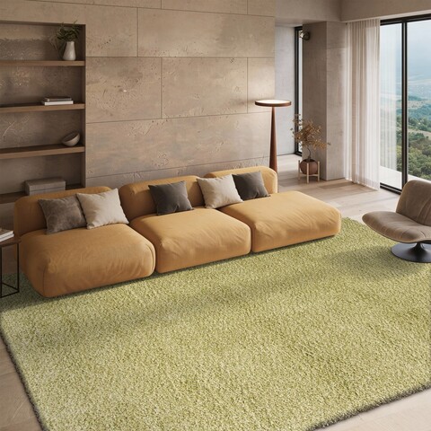 Soft Green Shag | California Shag Collection - Safavieh.com