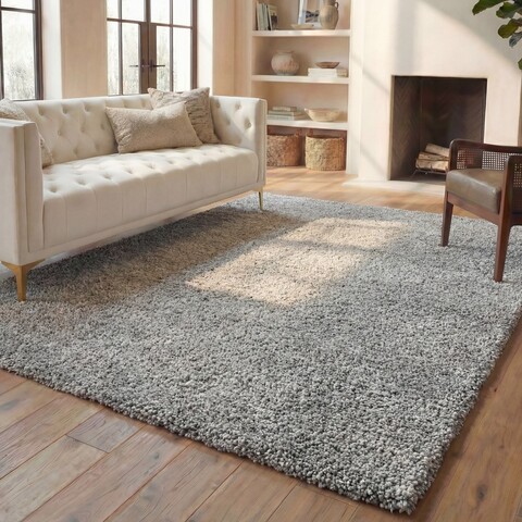 Plush Pile Silver Shag | California Collection - Safavieh.com