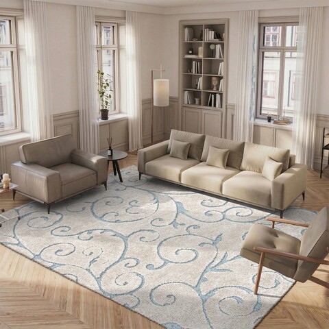 Rug SG455-1155 - Bedroom, Entryway, Florida Shag, Home Office