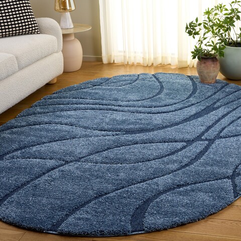 ラバランプ サイケレトロ y2k ラメ ブルー Rug SG471-6065 - Bedroom, Entryway, Florida Shag, Home Office