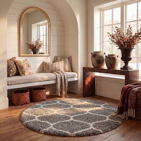 注文専用ページ Hudson Shag Collection | White & Grey Shag Rug - Safavieh SAFAVIEH