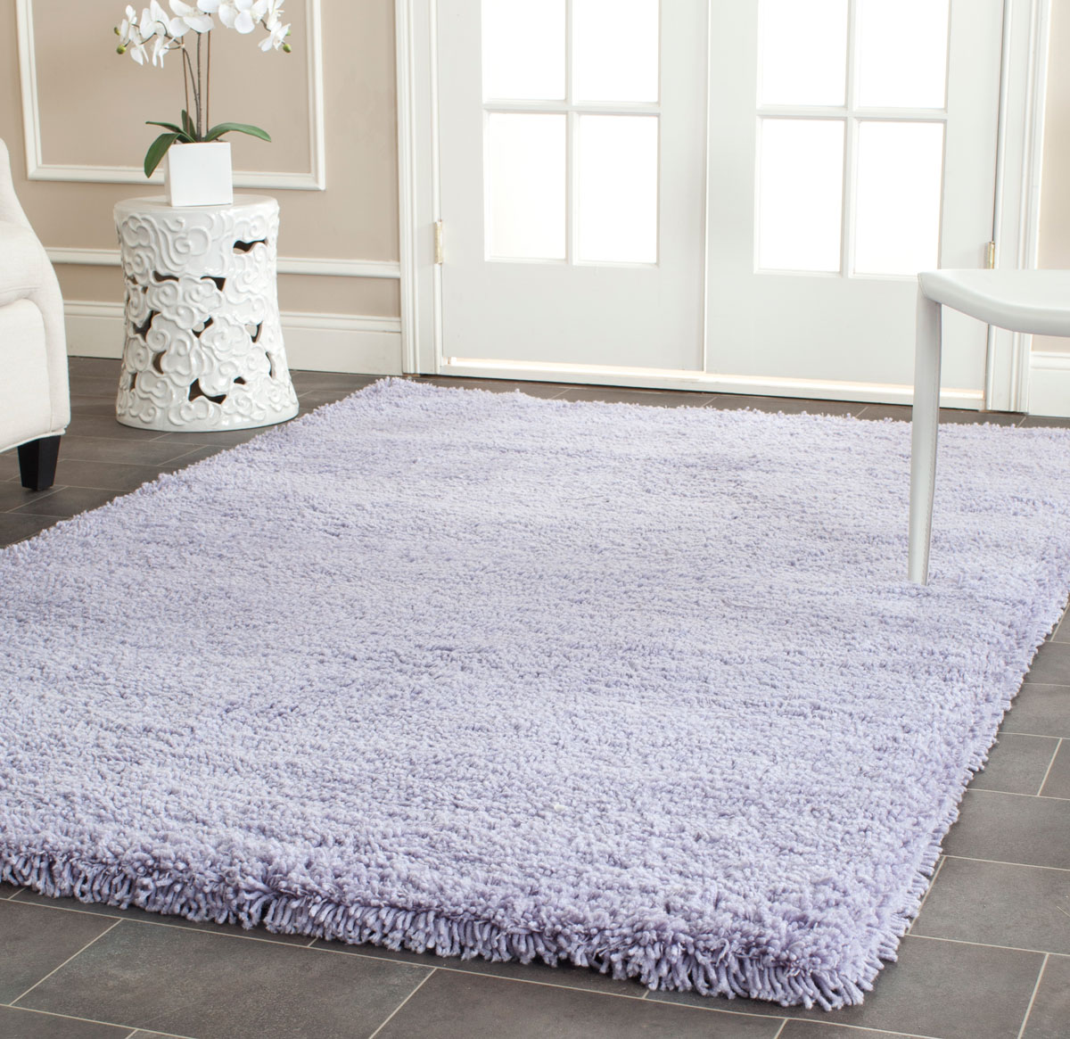 Vibrant Lilac Ultra Lush Rug Safavieh