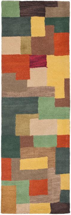 Multi Safavieh Soho Collection SOH923A Handmade Modern Abstract Premium Wool Accent Rug 2' x 3' Multi Safavieh Soho Collection SOH923A Handmade Modern Abstract Premium Wool Accent Rug 2' x 3'