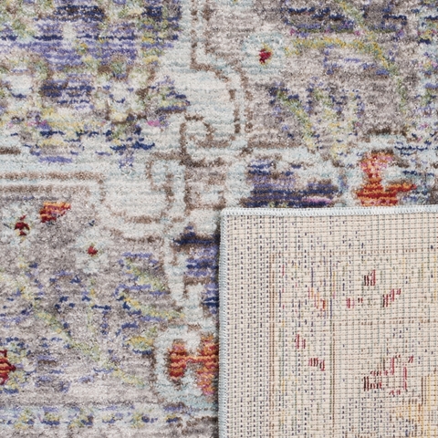 2'3 x 4' Blue Multi Safavieh Valencia Collection VAL159M Boho Chic Distressed Accent Rug 2'3 x 4' Blue Multi Safavieh Valencia Collection VAL159M Boho Chic Distressed Accent Rug