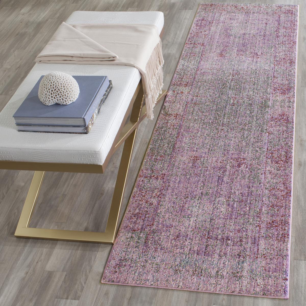 Lavender Watercolor Rug Valencia Area Rugs VAL203N Safavieh