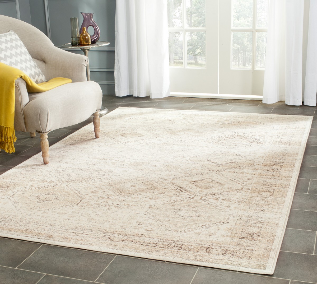 Rug Vtg118 3440 Vintage Area Rugs By Safavieh 5 3 X 7 6