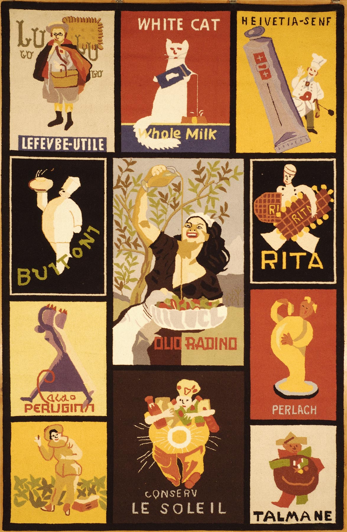 Rug Vp253a Vintage Posters Area Rugs By Safavieh