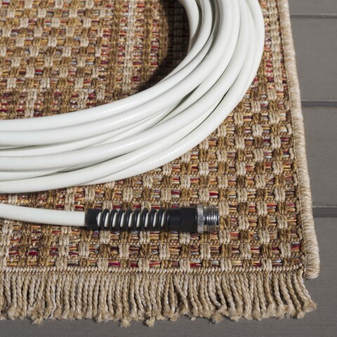 Rug WCK154B - Dining Room, Entryway, Kitchen, Wicker Area Rugs by Safavieh