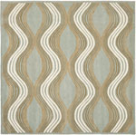 Safavieh Wyndham Collection Tappeto Runner Blu E Multicolor 70x210 Cm – Fatto A Mano In Pura Lana, Moderno